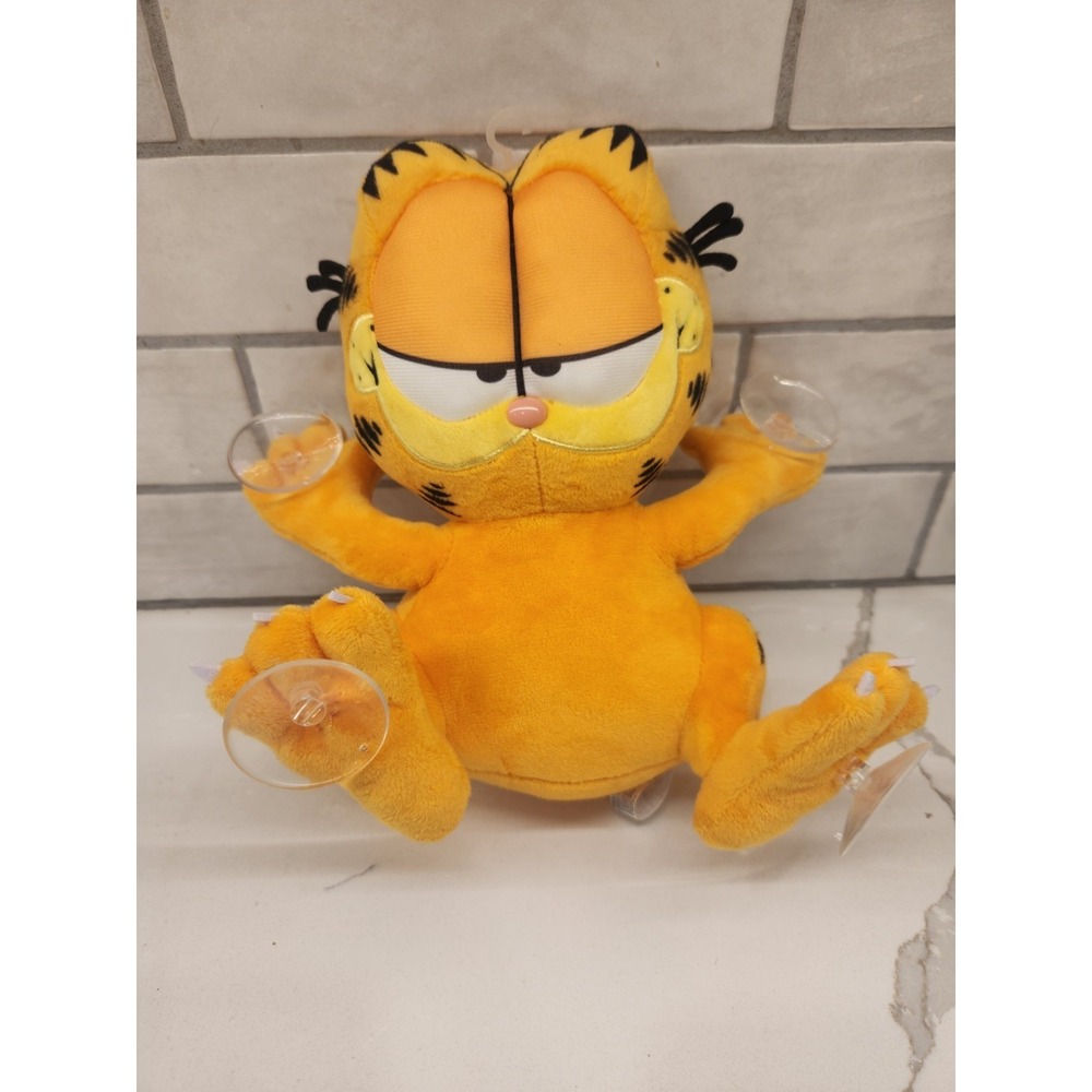 Kidrobot Garfield Cat 8" Plush Suction Cup Window Clinger Car Truck Decoration